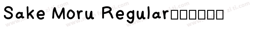 Sake Moru Regular字体转换